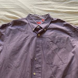 Izod Mens XXL purple button down